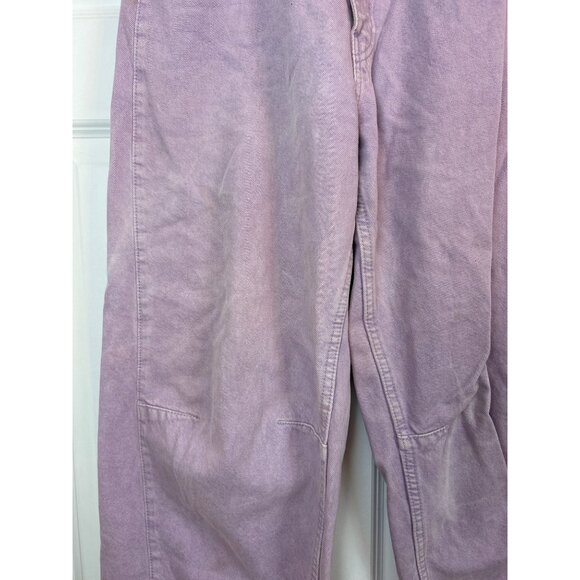 BDG Urban Outfitters Pants Women's Size 25 High Rise Extreme Baggy Lavender - Picture 5 of 13